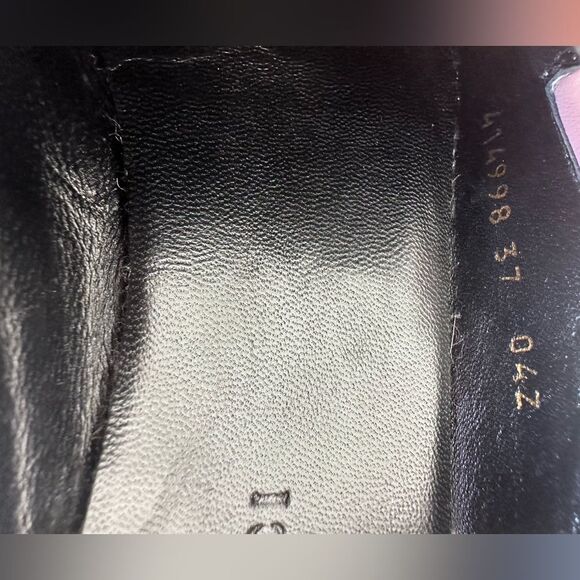 Gucci Brixton Horsebit Loafer Pink Leather Driving Flat Mule Jordaan EU 37 US 7 - Picture 8 of 13